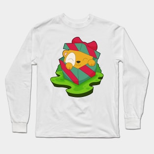 Hamster Christmas Package Long Sleeve T-Shirt